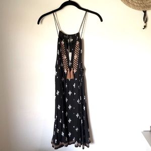THML Patterned Embroidered Tent Dress